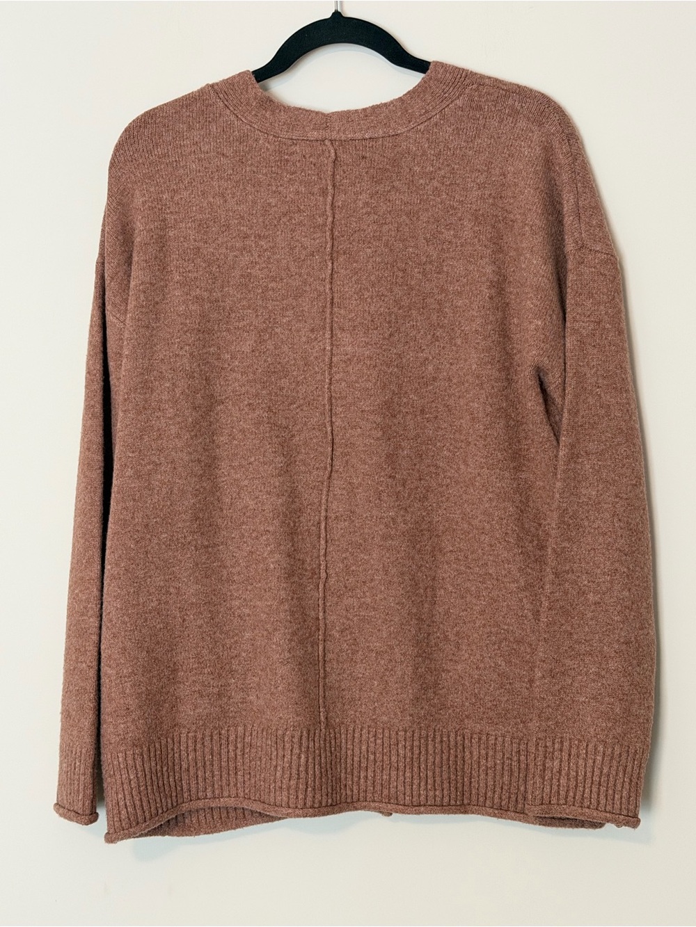 Lucky Brand Oversized Pocket Cardigan Baltic Amber Brown Medium NWOT - Picture 2 of 7
